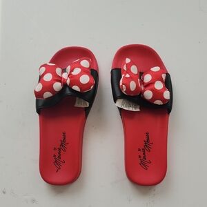 Disney Minnie Mouse Red and White Polka Dot Sandals